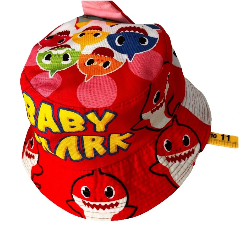 Baby Shark Red Bucket Hat Kids Toddler Shark Fin‎ Sun Hat Costume Cap